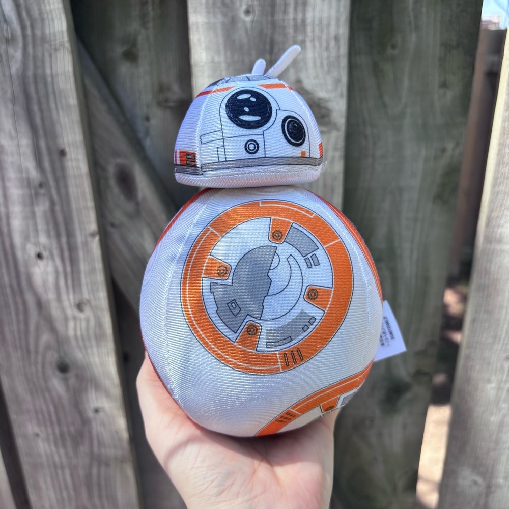 Star Wars BB-8 Disney Store Plush Toy With Rotating Head